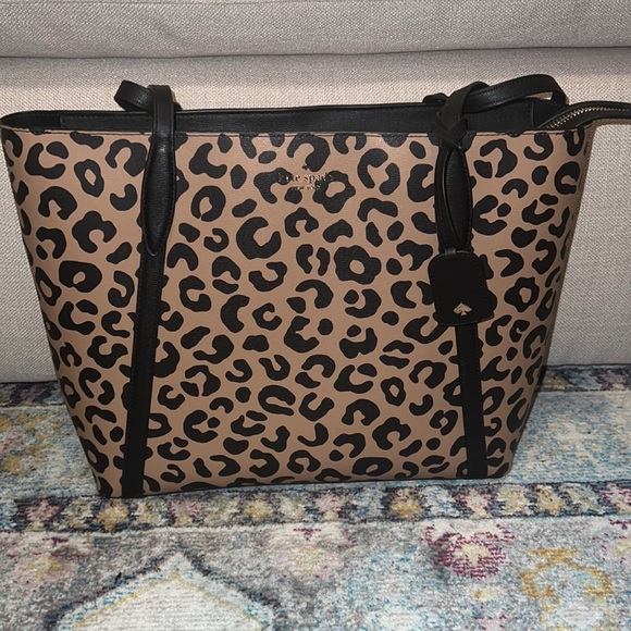kate spade Handbags - Kate Spade Leopard Tote, used maybe twice in a year.
